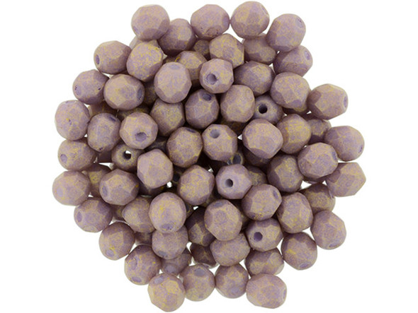 Fire-Polish 4mm : Pacifica - Fig (50pcs)