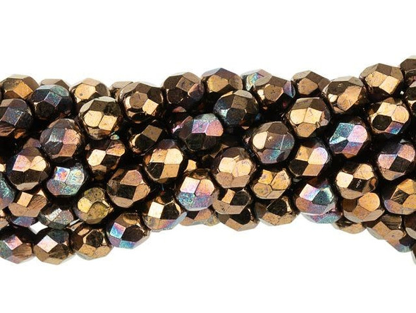 Elevate your jewelry creations with the exquisite beauty of these Czech Glass 4mm Jet Bronze Vega Fire-Polish Bead Strands by Starman. Crafted from stunning Czech glass, these round beads feature diamond-shaped facets that shimmer and add a touch of brilliance to your designs. Use these versatile beads as eye-catching spacers between larger beads or create stunning earrings with a splash of vibrant color. From vibrant multi-strand bracelets to intricate bead embroidery designs, these beads are perfect for adding a touch of elegance and sophistication to any project. Unleash your creativity and let these beads ignite your passion for jewelry making.