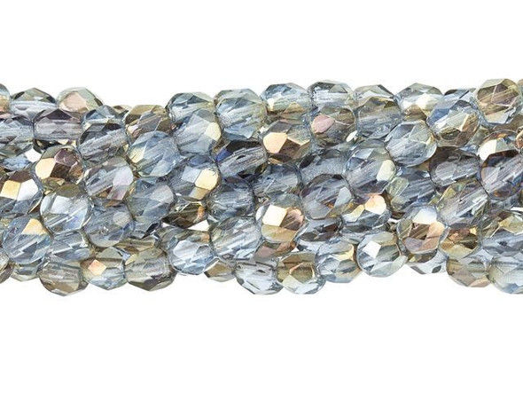 These Czech Glass 4mm Twilight Sapphire Fire-Polish Beads by Starman are the perfect addition to any jewelry design, adding a touch of elegance and sparkle. Their round shape and diamond-shaped facets create texture and shine, making them a versatile choice for all your crafting needs. Whether you're creating a colorful bracelet or adding a splash of color to your earrings, these beads will take your designs to the next level. With approximately 50 beads per strand, you'll have plenty to work with and endless possibilities for stunning creations. Elevate your handmade jewelry with these exquisite Czech glass beads from Starman.