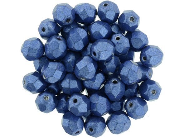 Decorate your jewelry designs with these exquisite Czech Fire-Polish Beads in the alluring ColorTrends Saturated Metallic Navy Peony. Each bead is meticulously crafted with small facets that shimmer and dance in the light, creating a mesmerizing effect. These versatile beads are perfect for adding a touch of elegance to necklaces, bracelets, and even earrings. Whether you're creating a bold statement piece or a delicate accessory, these beads are sure to enhance any design. The regal blue color with a metallic sheen exudes sophistication and grace. Indulge your creativity and adorn your creations with these timeless beauties from Starman.