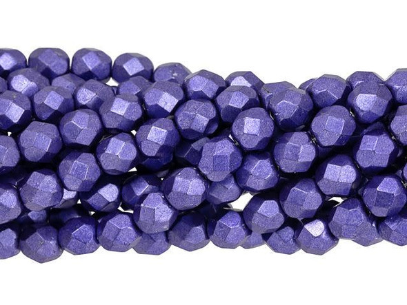 Fire-Polish 6mm : ColorTrends: Saturated Metallic Ultra Violet (25pcs)