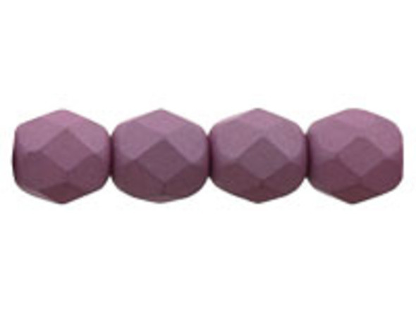 Fire-Polish 6mm : Saturated Lavender (25pcs)