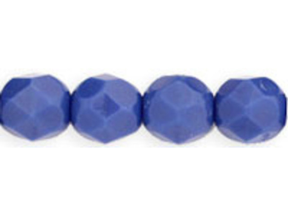 Fire-Polish 6mm : Opaque Navy (25pcs)