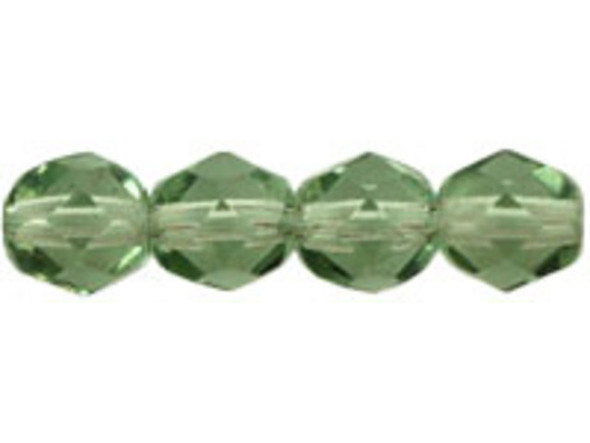 Fire-Polish 6mm : Lt Prairie Green (25pcs)