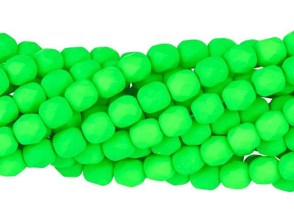 Elevate your handmade jewelry creations with these mesmerizing Czech glass fire-polish beads by Starman. Immerse yourself in a world of vibrant colors as these neon green beads illuminate under every glimmer of light. With their versatile round shape and perfect 6mm size, these beads are a must-have for all your jewelry-making projects. From beautiful necklaces to elegant bracelets and even stunning earrings, these beads will add a touch of sparkle and sophistication to any design. Let your creativity run wild and create unforgettable pieces that will leave a lasting impression. Explore the limitless possibilities with these classic and timeless treasures.