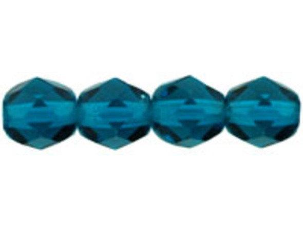 Fire-Polish 6mm : Teal (25pcs)