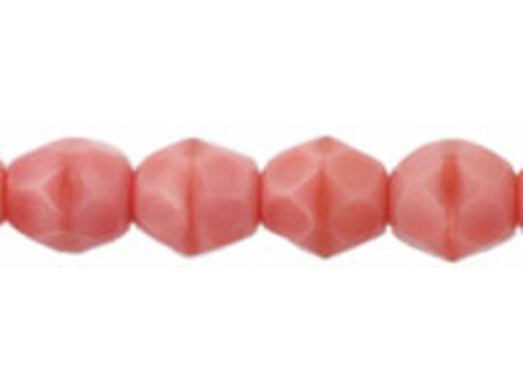 Fire-Polish 6mm : Pink - Coral (25pcs)