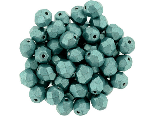 Escape to a tropical paradise with these mesmerizing Czech Fire-Polish Beads. Crafted from high-quality Czech glass, each bead features an intricate array of small facets that shimmer and shine when they catch the light. Their versatile 6mm size makes them perfect for adding a touch of elegance to any jewelry creation, from necklaces to bracelets and earrings. With their captivating tropical seafoam color and stunning metallic sheen, these beads are a timeless and irresistible choice for any style. Let your creativity run wild and adorn your designs with these exquisite beads that will transport you to a world of endless beauty and inspiration.