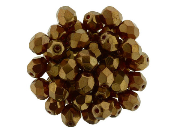 Fire-Polish 6mm : Sunset Opal (25pcs)