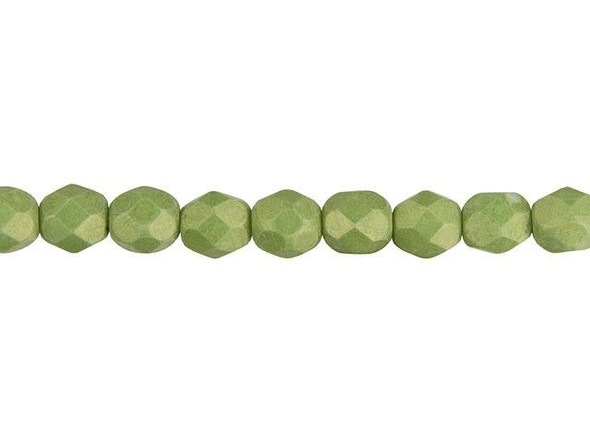 Add a pop of fresh color to your jewelry designs with these Czech Fire-Polish Beads. These exquisite round beads are meticulously crafted from Czech glass, featuring a mesmerizing avocado green hue that shimmers with a touch of golden beauty. The small facets covering each bead catch the light effortlessly, adding a captivating sparkle to your creations. With their versatile 6mm size, these beads are perfect for incorporating into necklaces, bracelets, and even earrings. Let your imagination run wild and infuse your jewelry designs with timeless elegance using these classic beads from Starman.