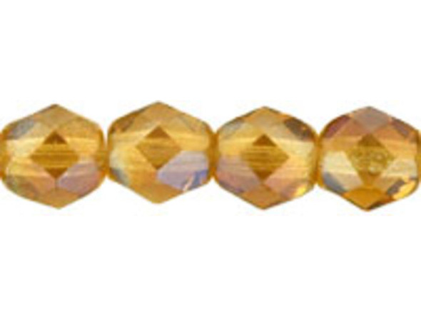 Fire-Polish 6mm : Twilight - Topaz (25pcs)