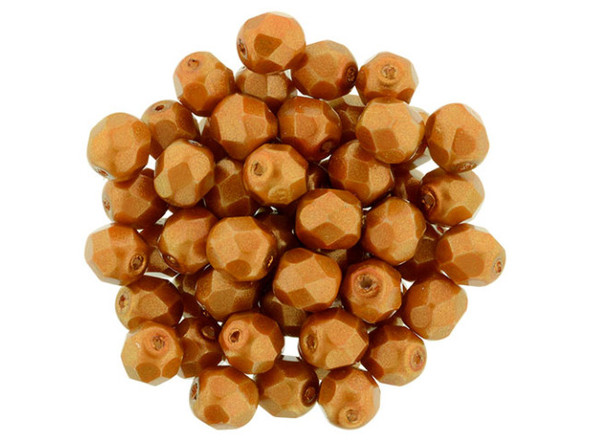 Fire-Polish 6mm : Halo Ethereal - Sandalwood (25pcs)