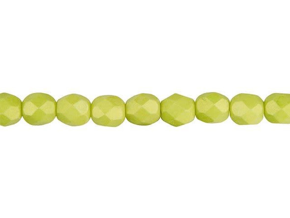 Fire-Polish 6mm : Pacifica - Honeydew (25pcs)