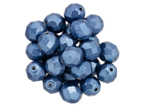 Add a touch of mesmerizing beauty to your DIY jewelry with Brand-Starman's Fire-Polish 8mm beads. These exquisite Czech glass beads in ColorTrends: Saturated Metallic Bluestone will ignite your creativity and make your designs come alive. Each bead captures the essence of shimmering moonlit waters, transporting you to a place of tranquility and wonder. With a radiant glow that reflects your inner light, these beads will effortlessly elevate your handmade jewelry to a whole new level. Unleash your artistic spirit and unleash the brilliance of these 8mm Fire-Polish beads in ColorTrends: Saturated Metallic Bluestone.