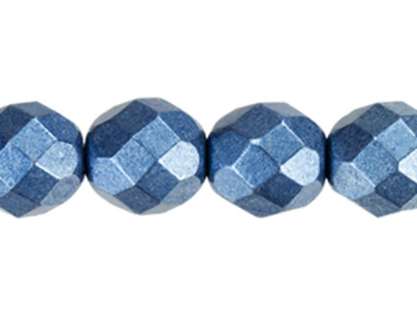 Add a touch of mesmerizing beauty to your DIY jewelry with Brand-Starman's Fire-Polish 8mm beads. These exquisite Czech glass beads in ColorTrends: Saturated Metallic Bluestone will ignite your creativity and make your designs come alive. Each bead captures the essence of shimmering moonlit waters, transporting you to a place of tranquility and wonder. With a radiant glow that reflects your inner light, these beads will effortlessly elevate your handmade jewelry to a whole new level. Unleash your artistic spirit and unleash the brilliance of these 8mm Fire-Polish beads in ColorTrends: Saturated Metallic Bluestone.