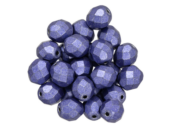 Add a touch of enchantment to your DIY jewelry creations with the Czech Fire-Polish Bead 8mm ColorTrends Saturated Metallic Ultra Violet by Starman. These captivating beads possess a mesmerizing shine that will leave your designs shimmering with an otherworldly beauty. Cut with meticulous diamond-shaped facets, these round beads offer unparalleled texture and brilliance. Perfectly sized for creating stunning jewelry sets, these beads are a versatile option for necklaces, bracelets, and earrings. Immerse yourself in the timeless elegance of these Czech glass fire-polished beads and give your jewelry styles a touch of ethereal charm.