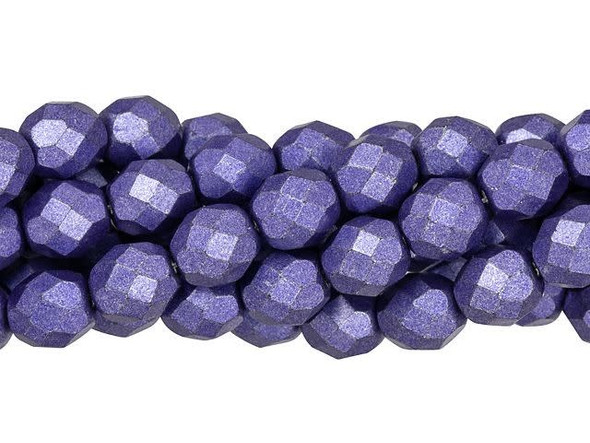 Add a touch of enchantment to your DIY jewelry creations with the Czech Fire-Polish Bead 8mm ColorTrends Saturated Metallic Ultra Violet by Starman. These captivating beads possess a mesmerizing shine that will leave your designs shimmering with an otherworldly beauty. Cut with meticulous diamond-shaped facets, these round beads offer unparalleled texture and brilliance. Perfectly sized for creating stunning jewelry sets, these beads are a versatile option for necklaces, bracelets, and earrings. Immerse yourself in the timeless elegance of these Czech glass fire-polished beads and give your jewelry styles a touch of ethereal charm.