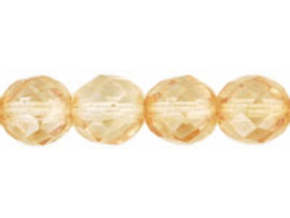 Fire-Polish 8mm : Luster - Transparent Champagne (25pcs)