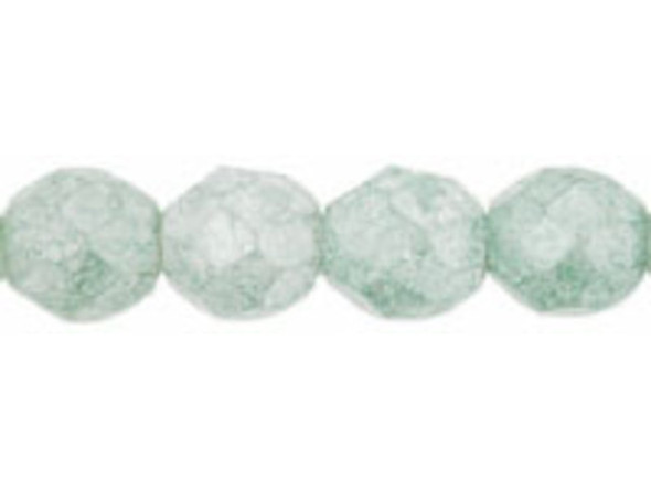 Fire-Polish 8mm : Luster - Stone Green (25pcs)