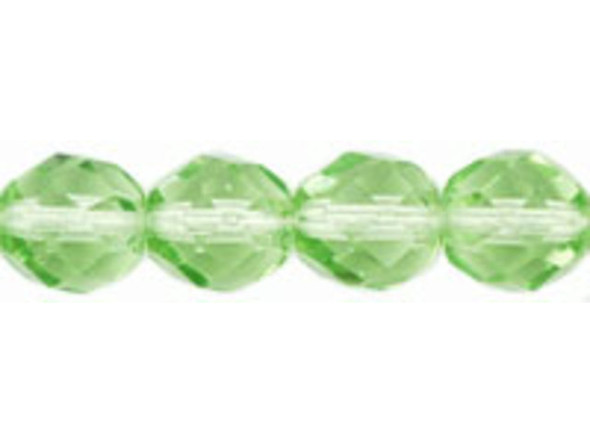 Fire-Polish 8mm : Peridot (25pcs)