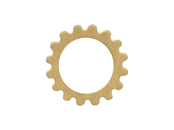 16mm Brass Gear Link (12 Pieces)