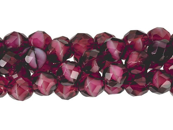 Add a mesmerizing touch and vibrant allure to your handmade jewelry with the Czech Glass 8mm Pearl/Fuchsia Fire-Polish Bead Strand by Starman. These exquisite beads will leave you spellbound with their enchanting shine and sparkle. Each bead is meticulously crafted into a round shape, adorned with diamond-shaped facets that create a mesmerizing texture and enhance their brilliance. Perfectly sized for creating stunning jewelry sets, these beads are a timeless choice for necklaces, bracelets, and even earrings. Let your creativity soar and unleash the magic of these captivating beads in your next crafting masterpiece.