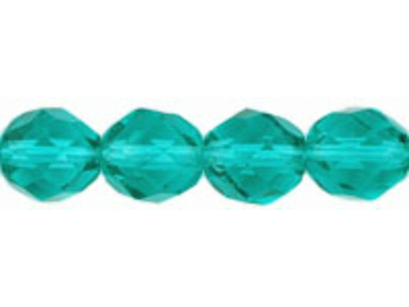 Fire-Polish 8mm : Lt Teal (25pcs)