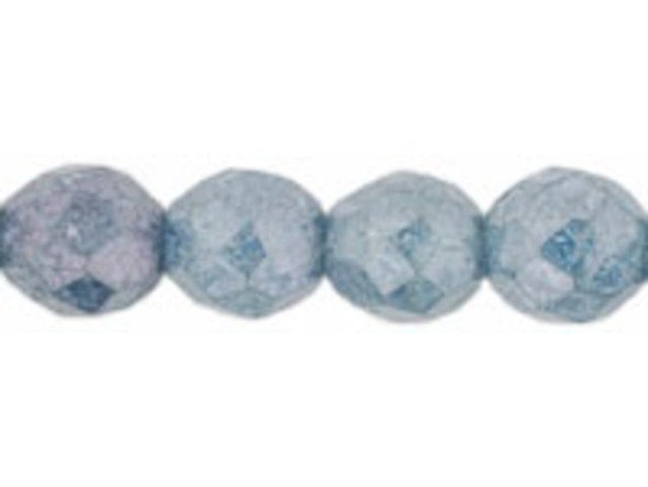 Fire-Polish 8mm : Luster - Stone Blue (25pcs)