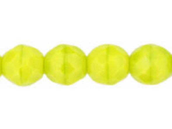 Shimmer and shine like never before with our Czech Glass 8mm Chartreuse Fire-Polish Bead Strand by Starman. These captivating beads feature diamond-shaped facets that create a texture so alluring, you won't be able to take your eyes off them. Whether you're designing necklaces, bracelets, or earrings, these round beads are the perfect size for crafting matching jewelry sets that are as timeless as they are stunning. With their radiant sparkle, these Czech glass beads from the renowned brand Starman are sure to make your jewelry styles truly unforgettable.