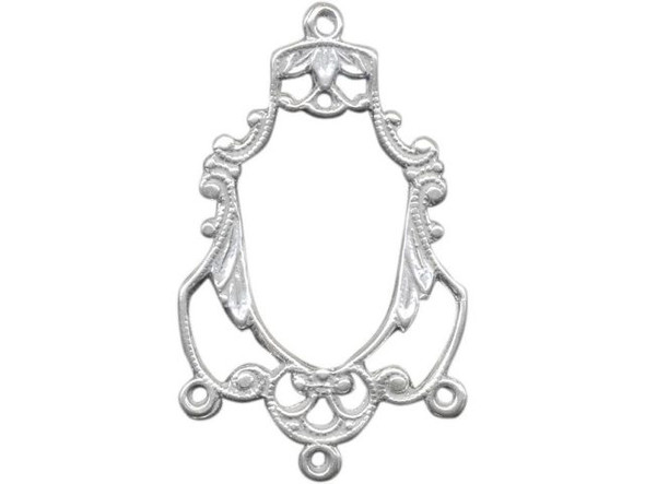 Sterling Silver Filigree, Victorian (Each)