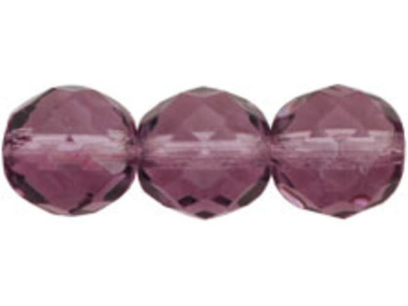 Fire-Polish 10mm : Lt Amethyst (25pcs)