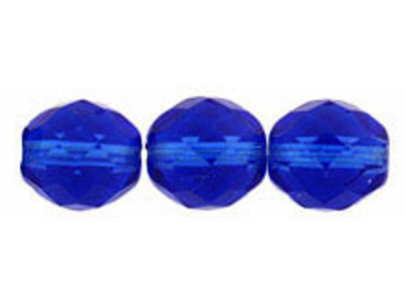 Fire-Polish 12mm : Sapphire (25pcs)