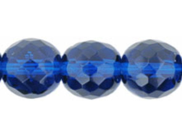 Fire-Polish 12mm : Capri Blue (25pcs)