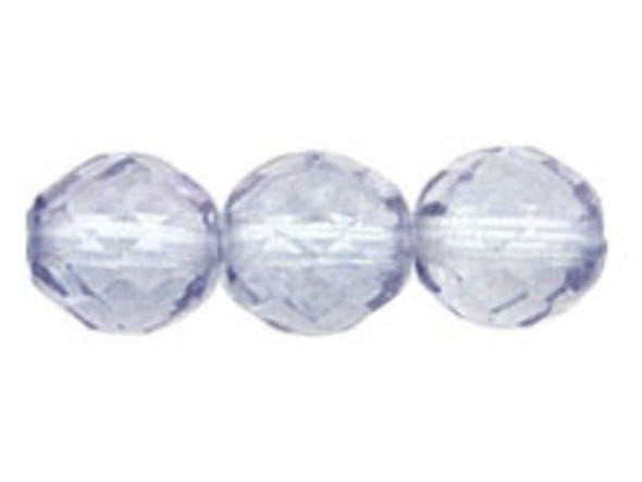 Fire-Polish 12mm : Luster - Transparent Blue (25pcs)