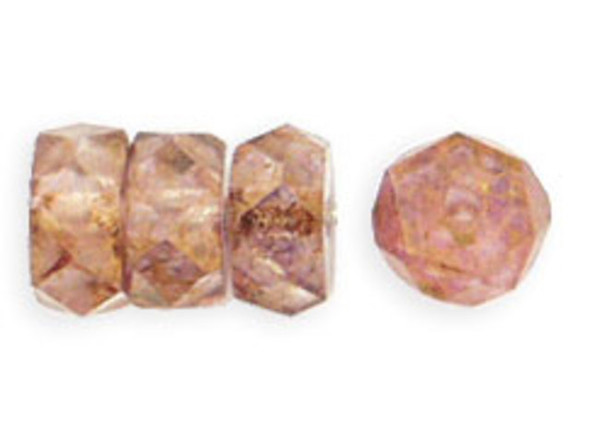 Looking to add a touch of ethereal elegance to your handmade creations? Look no further than our dazzling Fire-Polish Rondelle beads from Brand-Starman. Crafted from exquisite Czech glass, these transparent Topaz/Pink beauties shimmer and sparkle with an irresistible luster. Whether you're creating delicate bracelets or statement necklaces, these 6 x 3mm beads will effortlessly elevate your handmade jewelry to new heights. With their captivating color and luminous glow, these Fire-Polish Rondelles are sure to inspire creativity and leave a lasting impression. Get ready to unleash your inner artist and make your designs shine with these enchanting treasures.