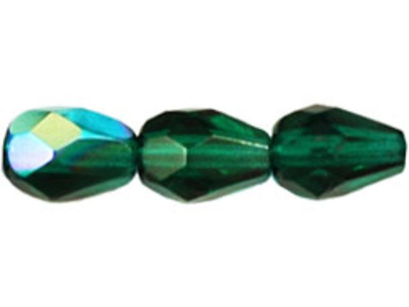 Unleash your inner artist with the Firepolish 7 x 5mm - Teardrop in Emerald AB by Brand-Starman. Crafted from mesmerizing Czech glass, these exquisite beads radiate a dazzling emerald hue that shimmers with every movement. Whether you're designing a striking pair of earrings or a statement necklace, these teardrop beauties are sure to take your DIY jewelry creations to the next level. Get ready to ignite your creativity and make a lasting impression with these 25pcs of Firepolish beads.