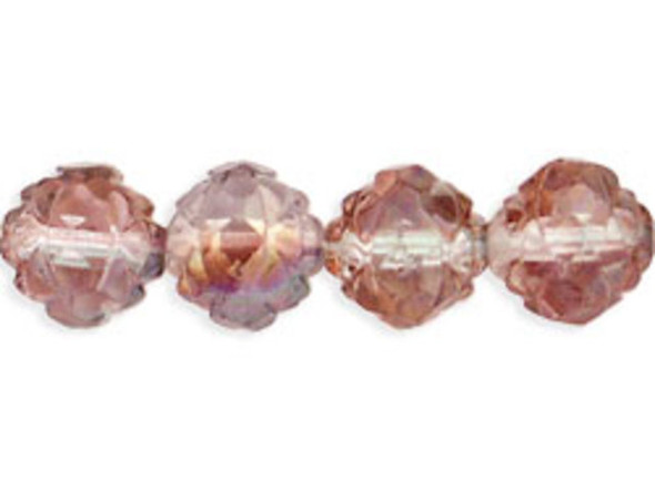 Transform your handmade jewelry into stunning works of art with Brand-Starman's Rosebud Fire-Polish beads. Crafted with exquisite precision from premium Czech glass, these 8 x 7mm beads are the epitome of elegance. With their enchanting luster and delicate pink and crystal color combination, these beads will add a touch of femininity and grace to any jewelry design. Let your creative spirit soar as you create one-of-a-kind necklaces, bracelets, and earrings that reflect your unique style. Indulge in the beauty of these Rosebud Fire-Polish beads and elevate your jewelry-making to new heights.