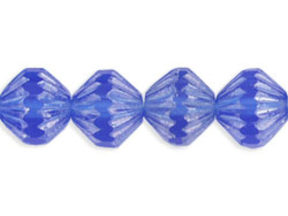 Fluted Fire-Polish 9mm : Luster - Sapphire (25pcs)