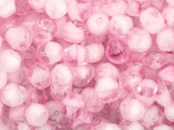 Add a touch of delicate elegance to your handmade jewelry with these stunning Czech Fire-Polish Beads. With their beautiful white and pink porphyr hues, these 6mm beads are guaranteed to create a truly extraordinary piece. Each bead is carefully faceted, allowing them to catch the light and sparkle with unmatched brilliance. Whether you're creating dainty bracelets, intricate necklaces, or eye-catching earrings, these beads will effortlessly elevate your designs to new heights of beauty. Don't settle for ordinary when you can have something truly extraordinary - let your creativity soar with these mesmerizing Czech Fire-Polish Beads.