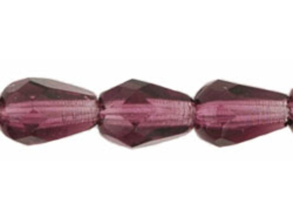 Transform your jewelry creations into dazzling works of art with our Fire-Polish 7 x 5mm - Teardrop beads in Amethyst. Crafted from the finest Czech glass, these exquisite gems radiate an ethereal beauty that is simply mesmerizing. Their deep purple hue evokes a sense of mystery and elegance, making them the perfect choice for adding a touch of glamour to any DIY project. With their flawless shape and impeccable shine, these beads will elevate your designs to new heights. Whether you're creating a statement necklace or delicate earrings, these Amethyst Teardrop beads are sure to captivate and inspire. Unleash your creativity and let these beads ignite your passion for jewelry making today!