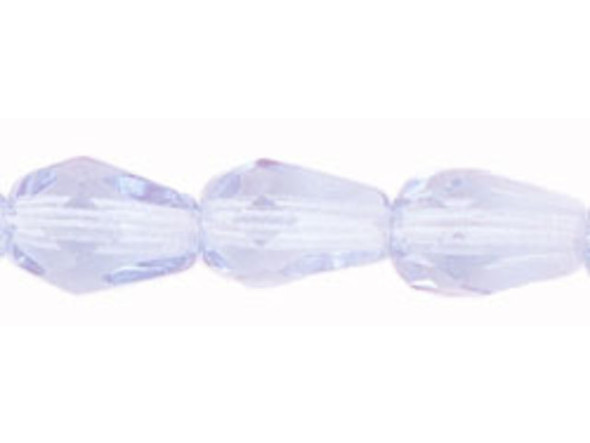 Fire-Polish 7 x 5mm - Teardrop : Alexandrite (25pcs)