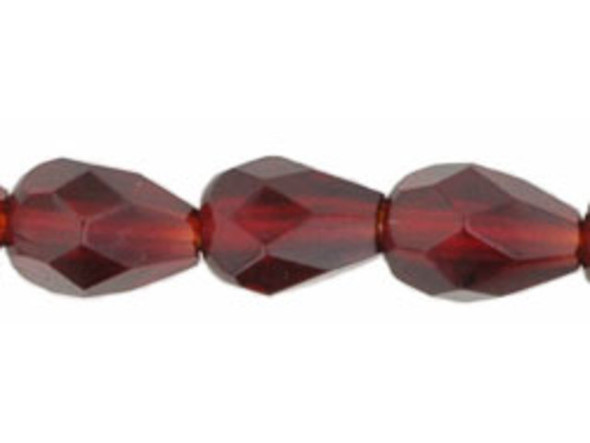Turn up the heat on your creativity with these exquisite Fire-Polish Teardrop beads by Brand-Starman. Crafted from high-quality Czech glass, each bead glows with a fiery intensity that will add a touch of passion to your handmade jewelry and craft projects. Imagine the deep, rich hue of a ruby gemstone captured in these 7 x 5mm teardrop beads, radiating warmth and sophistication. With a pack of 25, you'll have plenty of these stunning beads to create dazzling designs that ignite the imagination. Embrace the allure of these Fire-Polish Teardrop beads and bring your artistic visions to life.