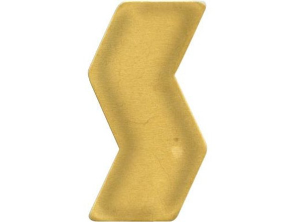 Brass Stamping Blank, Zig-Zag (12 Pieces)