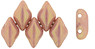 Matubo GemDuo 8x5mm 2-Hole Bead Luster - Opaque Pink (2.5-Inch Tube)