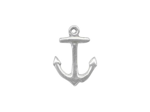 Sterling Silver Anchor Charm (Each)