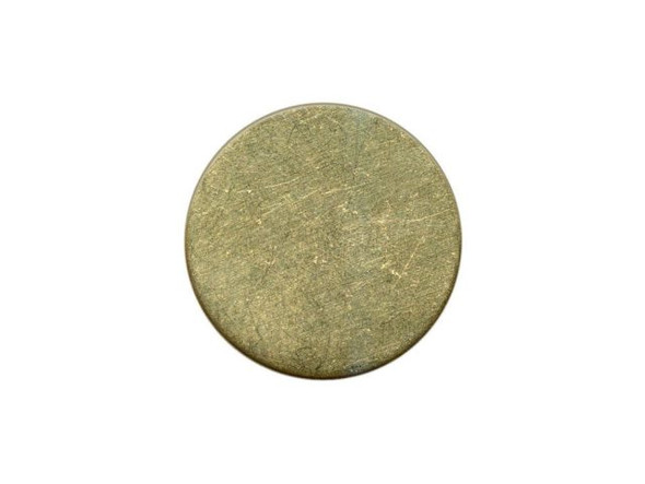 19mm Round Brass Disk (12 Pieces)