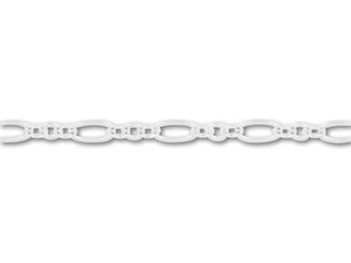 Silver-Plated 2mm Nickel-Free Cable Chain (1 Foot)