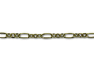 Antique Brass 2mm Nickel-Free Cable Chain (1 Foot)