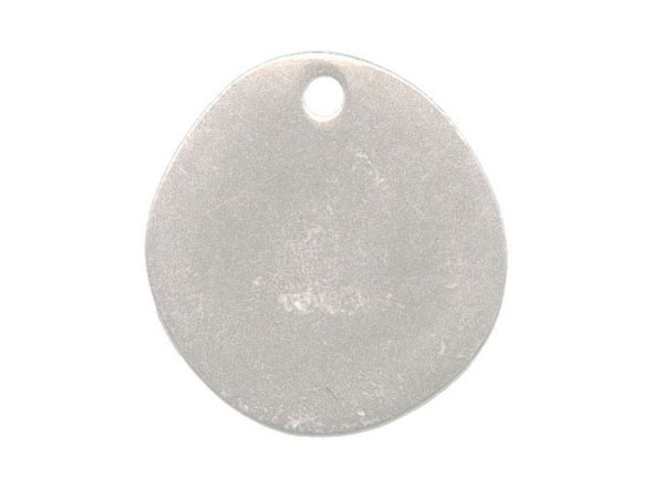ImpressArt Pewter Blank, River Stone with Hole (Each)