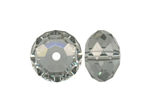 PRESTIGE 5040 Briolette Beads,, Rondelles, 12mm - Black Diamond (Each)